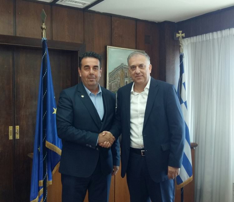 Συνάντηση του Δημάρχου Ναυπλιέων Δημήτρη Κωστούρου με τον Υπουργό Εσωτερικών κ.Θεοδωρικάκο και χρηματοδότηση της αντιπλημμυρικής προστασίας του Ναυπλίου