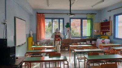 Απολυμάνσεις σε όλες τις σχολικές μονάδες του Δήμου Ναυπλιέων